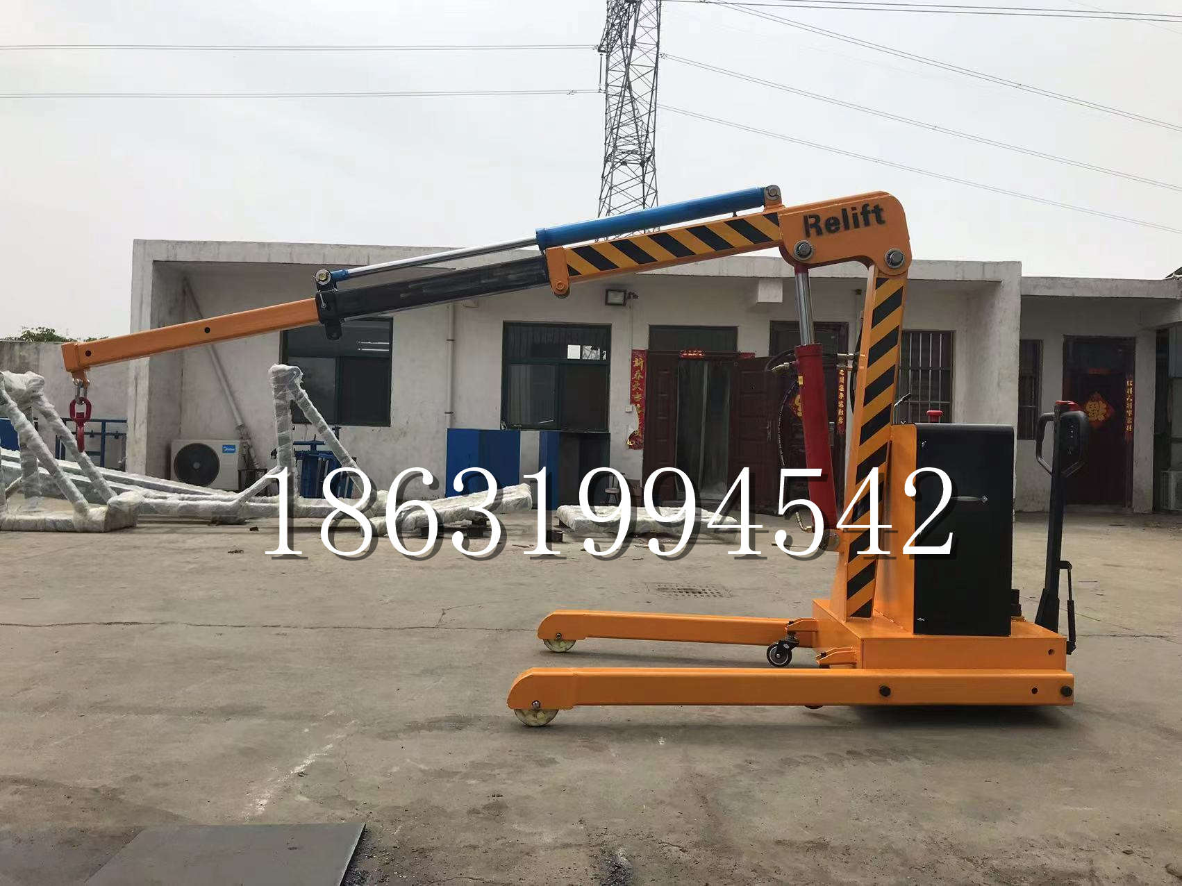 宝山乡久征定做3吨三轮随车吊 农用园林绿化移树吊 平板工程用小吊机