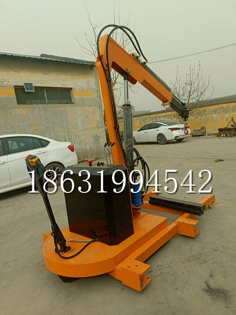 宝山乡自卸车厢随车吊 自制轮式四不像起重机 四驱平板吊 5吨 贵盛